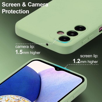 Liquid Air silikoninis dėklas su kameros apsauga - žalias (Samsung A15/A15 5G) Liquid Air silikoninis dėklas su kameros apsauga - žalias (Samsung A15/A15 5G)